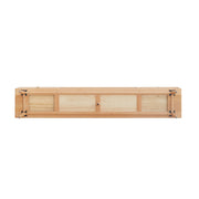 TV Cabinet With Chinese Changhong Glass Doors, Two Drawer Storage Space TV Standing