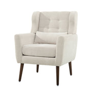 Modern Accent Chair Upholstered Foam Filled Living Room Chairs Comfy Reading Chair Mid-Century Modern Chair With Fabric Lounge Arm Chairs Armchair For Living Room Bedroom