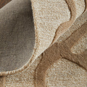 Kimball Transitional Abstract, Ivory/Brown/Tan