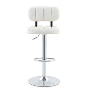 Adjustable Height Bar Stools With Footrest For Kitchen Island (Set of 2)