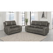 Boyce Charcoal 2-piece Triple Power Reclining Sofa Set