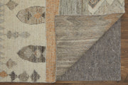 Kasbah Transitional Moroccan, Ivory/Gray/Orange