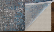 Cadiz Modern Abstract, Blue/Gray/Silver