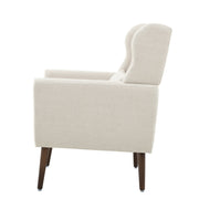 Modern Accent Chair Upholstered Foam Filled Living Room Chairs Comfy Reading Chair Mid-Century Modern Chair With Fabric Lounge Arm Chairs Armchair For Living Room Bedroom