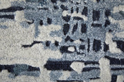 Zarah Modern Abstract, Blue/Ivory