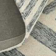 Wallace Modern Geometric, Gray/Ivory
