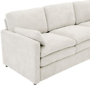 Cozy Upholstered Cushion Loveseat Sofa For Living Room