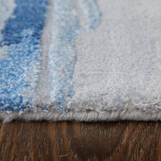 Kawai Modern Abstract, Blue/Gray