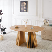 1+4,5pieces dining set, Table metal leg Mid-century Dining Table for 4-6 people With MDF Table Top, Pedestal Dining Table, End Table Leisure Coffee Table