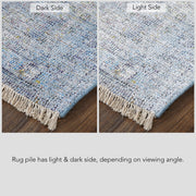 Caldwell Transitional Distressed, Blue/Ivory