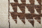 Agape Modern Abstract, Ivory/Brown