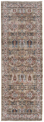 Pearson Traditional Persian, Green/Ivory/Blue