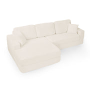 Modern Minimalist L Shape Modular Sectional Sofa, Couch