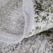 Cadiz Modern Ikat, Gray/Green/Silver