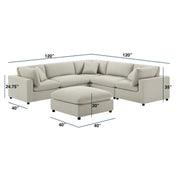 Cassandra - Sofa With Ottoman