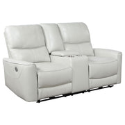 Amberly Dove Grey 3-piece Power Reclining Sofa Set
