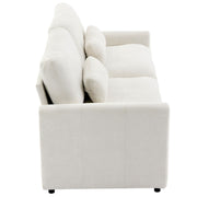 Cozy Upholstered Cushion Loveseat Sofa For Living Room