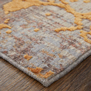 Pryor Modern Abstract, Gold/Brown/Gray