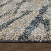 Skyview Modern Abstract, Gray/Green/Ivory