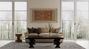 Wallace Modern Geometric, Gray/Ivory
