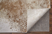 Waldor Modern Watercolor, Brown/Tan/Ivory