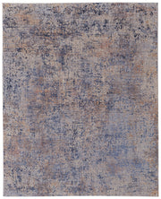 Pryor Modern Watercolor, Blue/Tan/Brown
