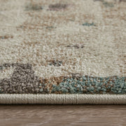 Eden Modern Abstract, Ivory/Blue/Purple