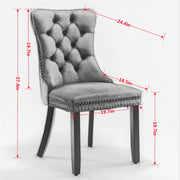 Nikki - High-End Tufted Dining Chair (Set of 2)