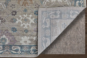 Dartmouth Transitional Floral & Botanical, Gray/Blue/Taupe