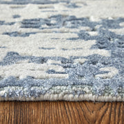 Zarah Modern Abstract, Blue/Ivory
