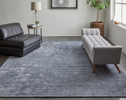 Whitton Modern Abstract, Gray/Blue