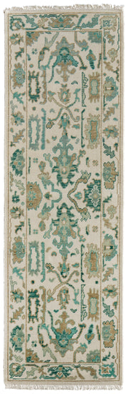 Karina Transitional Floral & Botanical, Green/Ivory