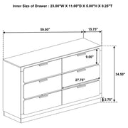Sophia - 4 Piece Bedroom Set