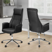 Office Chair With Adjustable Height - Black