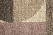 Eden Modern Color Block, Ivory/Brown/Blue