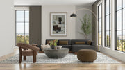 Braden Modern Abstract, Ivory/Blue/Gray