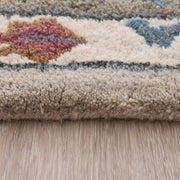 Rylan Transitional Oriental, Ivory/Taupe/Blue
