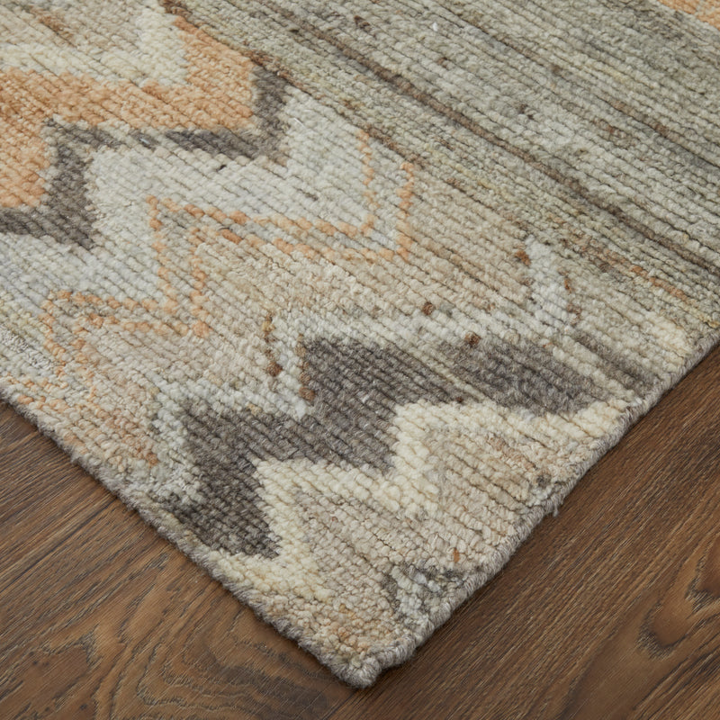 Kasbah Transitional Moroccan, Ivory/Gray/Orange