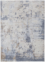 Laina Transitional Abstract, Ivory/Gray/Blue