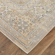 Celene Traditional Medallion, Brown/Ivory/Tan