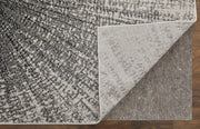 Micah Modern Abstract, Ivory/Gray/Blue