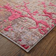 Pryor Modern Abstract, Pink/Gray/Taupe