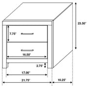 Geary - Slatted Headboard Panel Bedroom Set