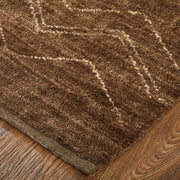 Agape Modern Abstract, Brown/Ivory