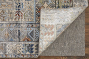 Melrose Transitional Distressed, Gray/Red/Blue