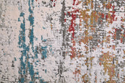 Cadiz Modern Abstract, Gray/Red/Blue