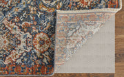 Kaia Transitional Floral & Botanical, Blue/Orange/Ivory