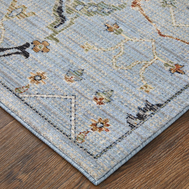 Melrose Traditional Floral & Botanical, Blue/Green/Ivory