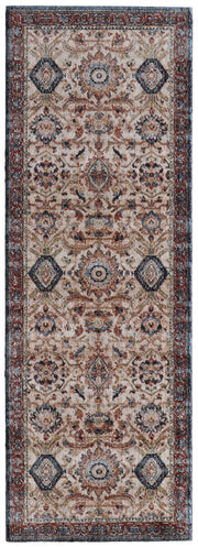 Pearson Traditional Medallion, Ivory/Red/Blue