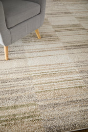 Richmond Modern Geometric, Ivory/Gray/Tan